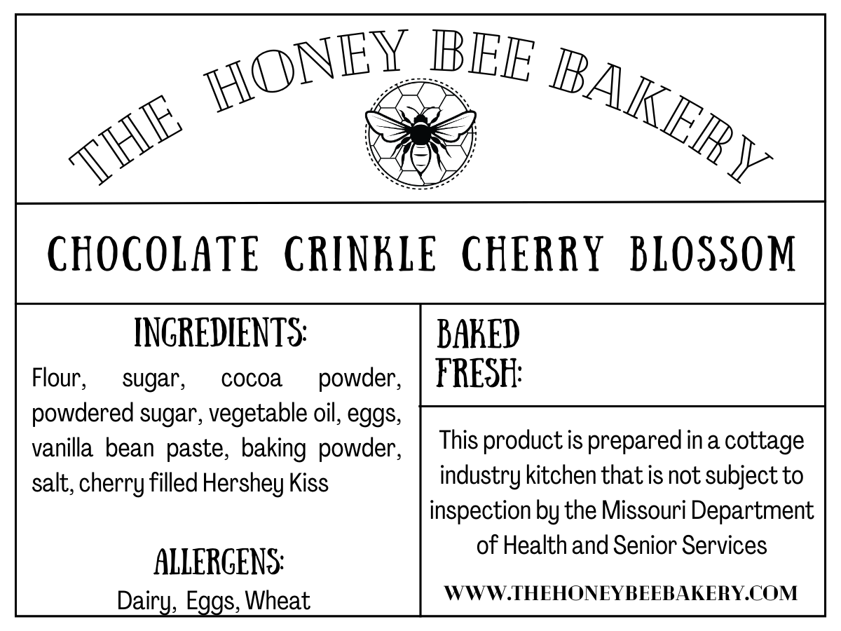 Chocolate Crinkle Cherry Blossom
