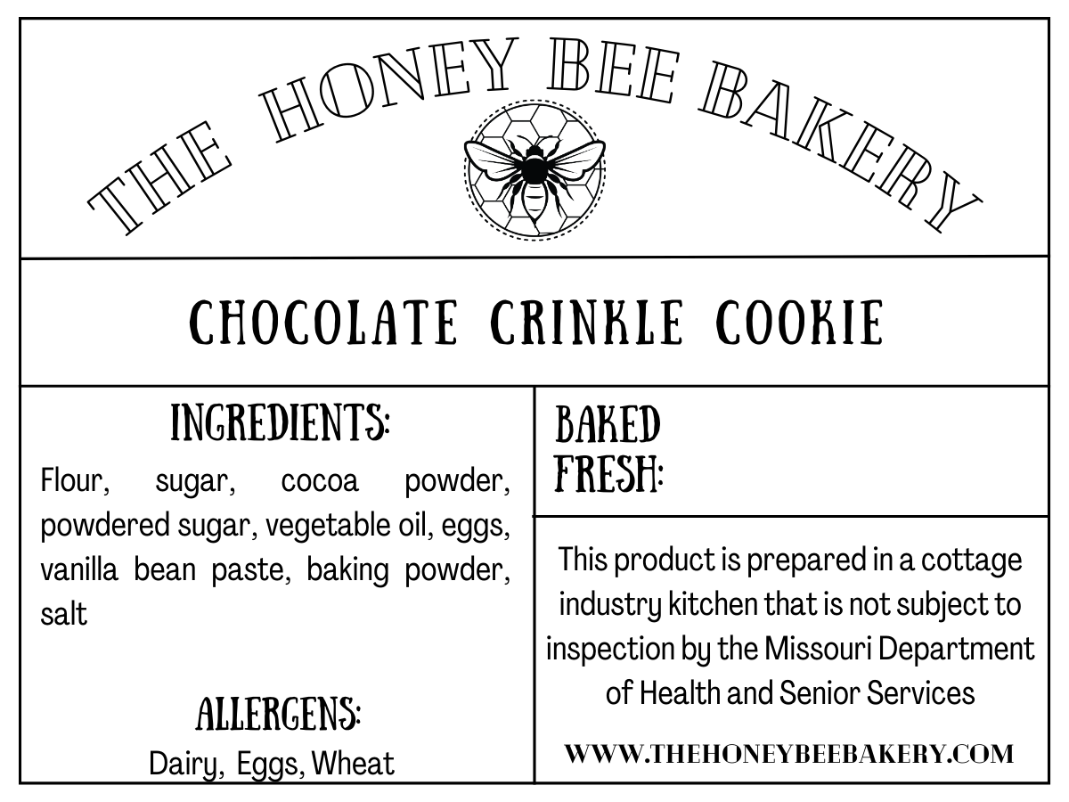 Chocolate Crinkle Cookie