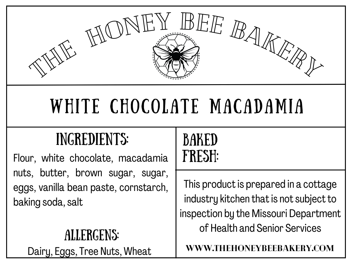 White Chocolate Macadamia Cookie