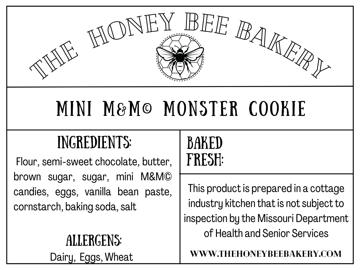 Mini M&M® Monster Cookie