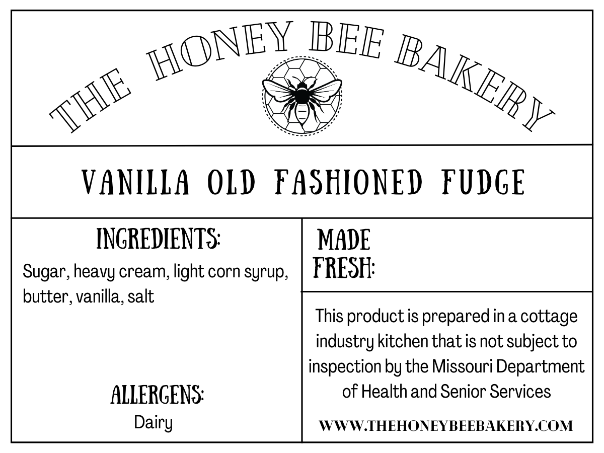 Vanilla Old Fashioned Boardwalk Fudge